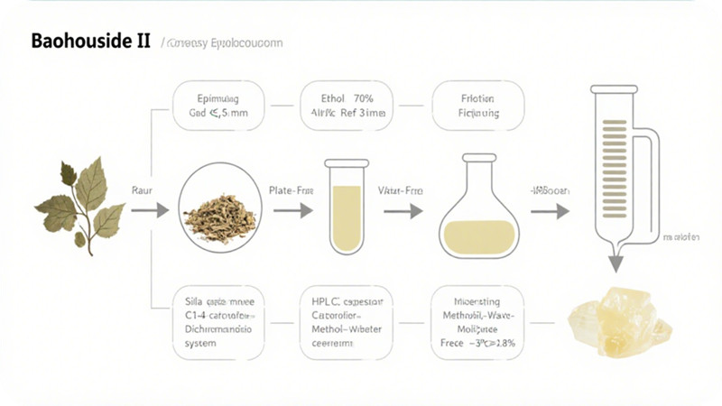 Baohuoside I CAS 113558-15-9  flow chart